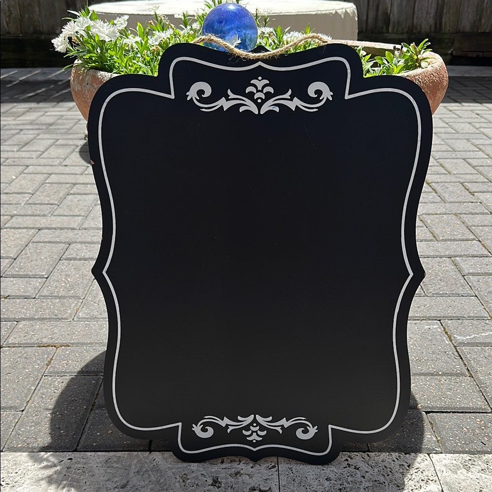 Black Decorative Chalkboard Sign